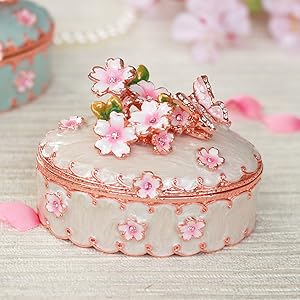 ⭐セール中⭐シャンカリジュエリー Amazon.co.jp: [ピィアース] PIEARTH ジュエリーボックス 花衣